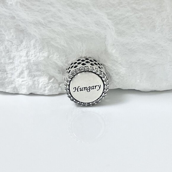 Pandora Hungarian Folk Motif Bead Charm S925 Silver Charm - Picture 2 of 4